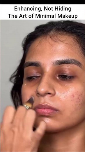 Minimal makeup| By artistryby_sree #shorts #makeuptutorial #bride #bridal #dulhanmakeup #makeup