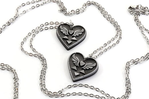 Deltarune Locket: Handmade Symbol Necklace, Undertale Gift LKT1 - Etsy