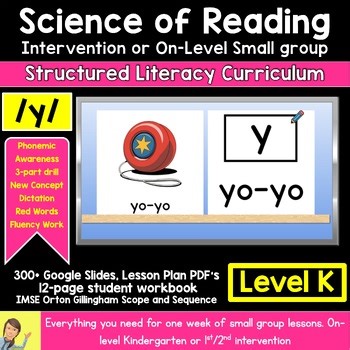 Yy CVC Small Group Intervention Workbook Science of Reading Digital Resource