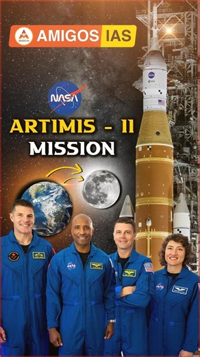 🚀Artemis II: How NASA’s Next Moon Mission Works (Explained)| Amigos IAS