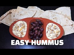 Easy Hummus - Hummus - How To Make Hummus