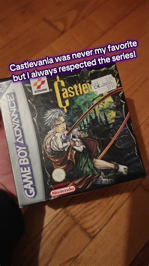 This was my very first game for the #gameboyadvance and it was #castlevania