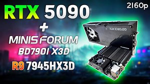 RTX 5090 + Mini-ITX Minisforum BD790i X3D - Test in 12 games