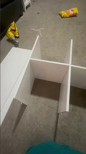 How to build a six cube organizer shelf