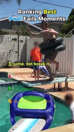 Ranking Best Funny Pool Fails