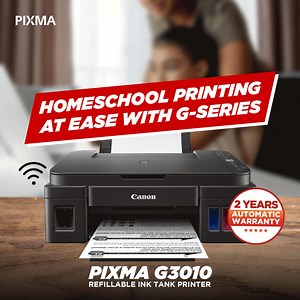 2.4K views · 938 reactions | With the wireless printing capability of the #PIXMA G3010, its definitely printing at ease that even kids can effortlessly do for their homeschool needs! Buy PIXMA printers here: ➡️ Lazada: https://bit.ly/2W5DGct #PIXMAPrintBeyond #TeamCanonPH | Canon Philippines | Facebook