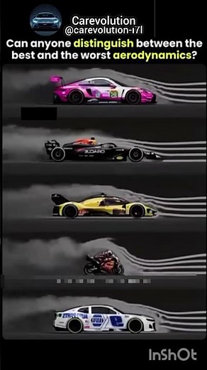 Best vs Worst Aerodynamics Tell? Can You #carphysics #engineering