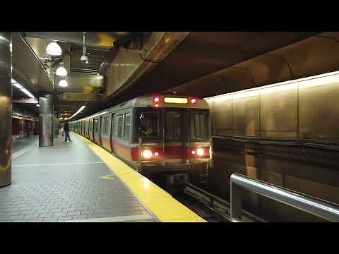 🚇 Ride the MBTA ("the T") Red Line, Harvard Sq to MGH Charles, April 2022 [4K]