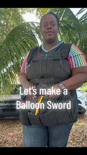 Watch as I make a 2 balloon Sword! One of the most popular shapes at your party. #MikaTheGifted #BalloonArtist #BalloonArt #BalloonTwisting #BalloonSword #Sword #BookNow #SouthFlorida #Balloon #Balloons