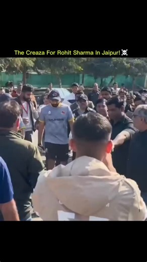 ROKO 💖 on Instagram: "THE CRAZE FOR ROHIT SHARMA IN JAIPUR After finishing his practice session Rohit Sharma was surrounded by fans from all sides while heading back to the hotel.❤️🔥 Meme History & Origin:- On October 4, 2018, a behind-the-scenes momentfrom a commercial shoot at Juhu Beach in Mumbai went viralfor all the wrong reasons. The legendary Bollywood actor Amitabh Bachchan, known for his composure and professionalism, was caught in a tense moment when a makeup artist accidentally spra
