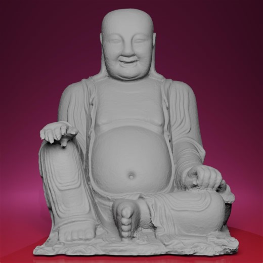 3D Printed Budai Statue - Inspired by the Royal Ontario Museum in Canada - Etsy
