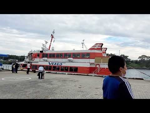 ジェットエンジン始動🚢高速船ジェットフォイルヴィーナス2