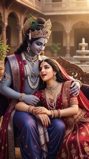 Radha Krishna Prem: Kya Prem Sirf Saath Rehna Hai?❤️ #radhakrishna #shorts #krishna #radha #youtube