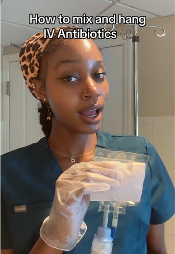 How to Mix and Hang IV Antibiotics for Nursing Students