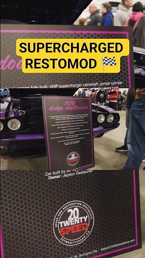 Supercharged 6.1 HEMI in a 1970 Dodge Challenger Restomod — Motorama 2026