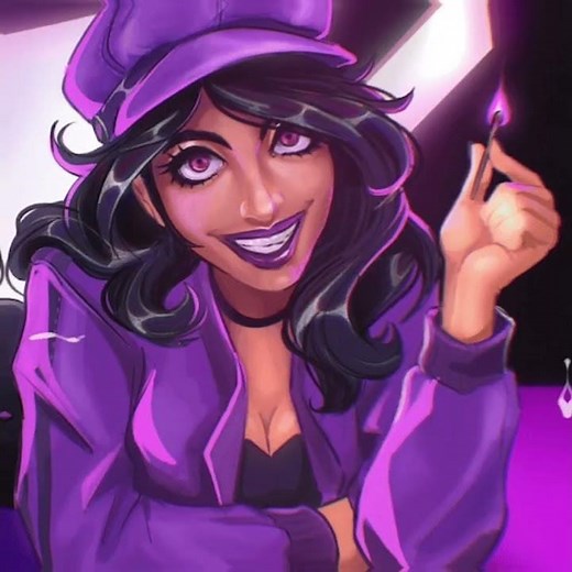 Purple Girl Edit