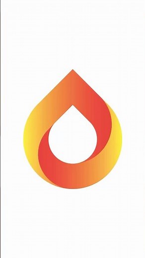 Create a Water Drop Icon in Illustrator! 💧 #shorts