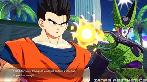 Dragon Ball FighterZ - Cell Meets Adult Gohan & Roasts Him