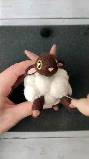 Wooloo Pokemon Satisfying ASMR Needlefelt Art 🐑 #shorts #pokemon