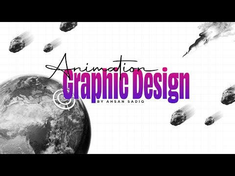 Graphic Design Animation | Live Motion Design Process (Real-Time)