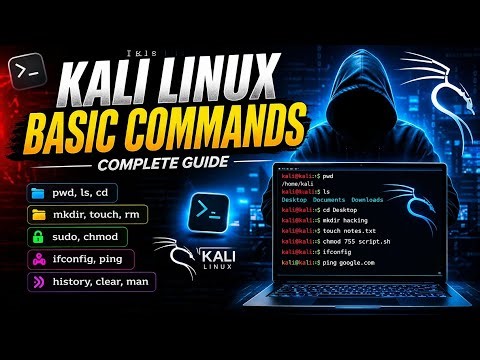 Kali Linux Basic Commands for Beginners 🔥 | Practical Terminal Guide