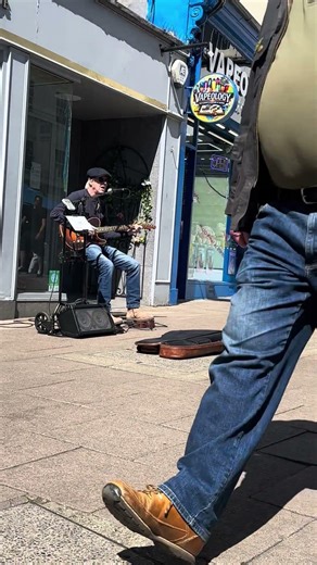 Busking Bury St Edmunds with a little bit of Waterloo Sunset
