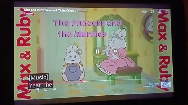 Max & Ruby 👸The Princess and the Marbles👸Title Card! (2010!)