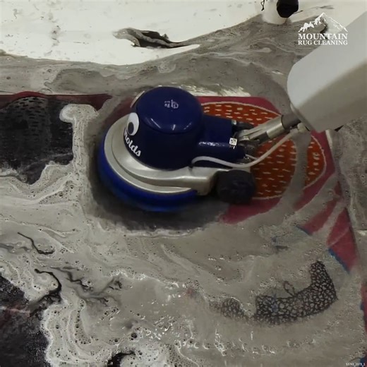 Cleaning a Basement Coal Room Rug | Mountain Rug Cleaning