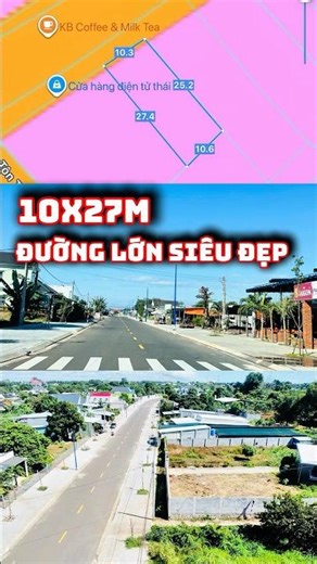 10M x 27M frontage on a main road - in the center of Dat Do town - full infrastructure ☎️☎️Contac...