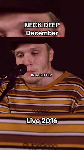 NECK DEEP December Live 2016 Singing Sad Songs Guitar Concert Performance