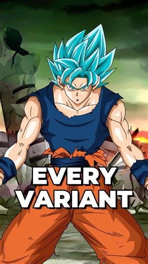 Every Super Saiyan Blue Variant #dbz #shorts #recommended