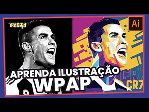 COMO DESENHAR O CR7 | TUTORIAL WPAP ADOBE ILLUSTRATOR | Traceja