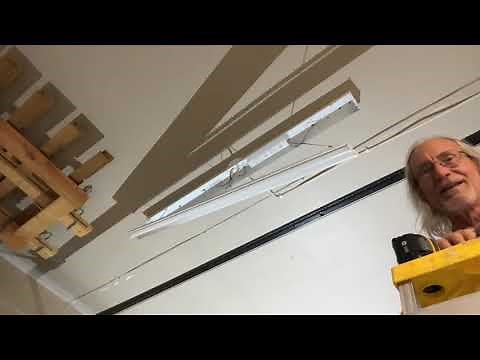 Installing a Metalux 4 Ft LED Light in my Garage