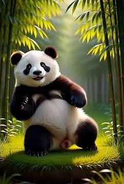 Cute Dancing Panda 🐼 Adorable Realistic Panda Dance Viral YouTube Shorts