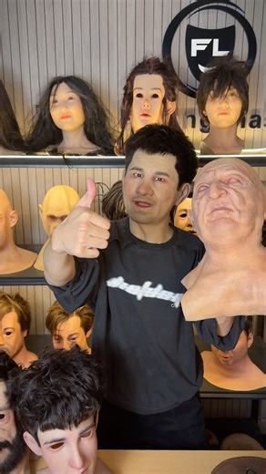 Silicone mask! #diycosplay #masks #siliconemask