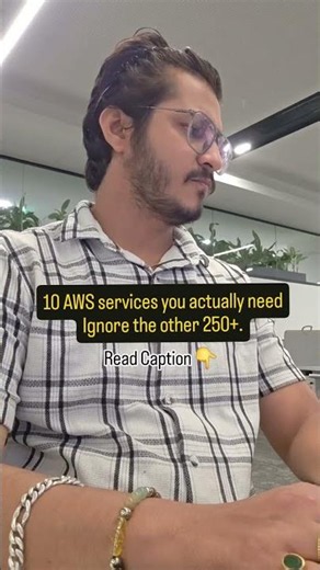 10 AWS services you actually need Ignore the other 250+ #aws #awstutorial #shorts