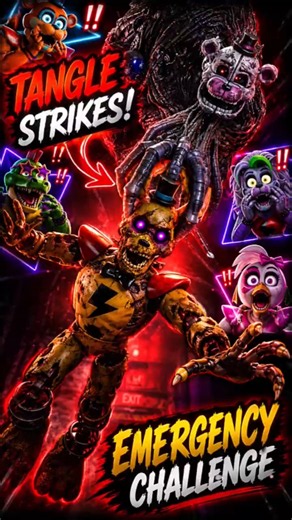 Burntrap Tried the Emergency Challenge… TANGLE Said NO 💀😭 | FNAF