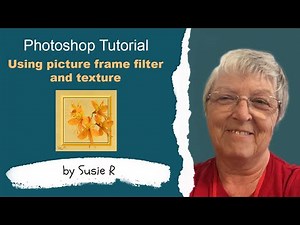 Using picture frame filter & texture