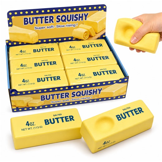 Butter Squishy 14 cm – Super Soft Slow Rising Fidget Toy