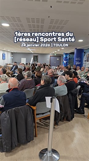[SPORT-SANTÉ] Un excellent démarrage pour le [Réseau] Sport Santé – Toulon proposé par le Cdos Var, la Maison Sport-Santé 83 et la Ville de Toulon 🤝 Plus de 30 structures et une cinquantaine d’acteurs réunis au Palais des Sports de Toulon pour poser les bases d’un réseau sport-santé fort, collaboratif et au service des habitants du territoire. Ateliers, échanges et vision commune : la dynamique est lancée… et la suite arrive bientôt ! 💪 Remerciements : CPTS Toulon Littoral (Julien Autheman et 