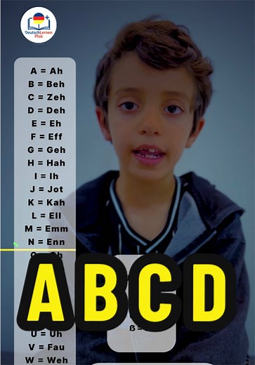 Deutsche Buchstaben lernen für Anfänger