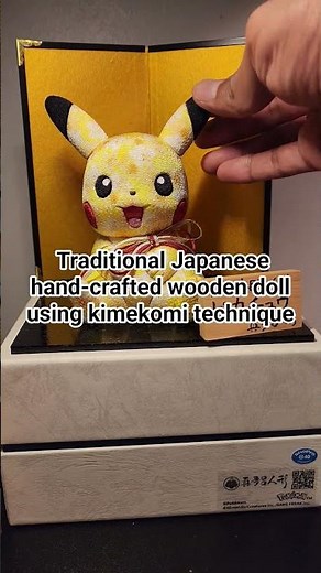 Pokemon Pikachu Edo Kimekomi Mataro Doll #pokemon #pikachu