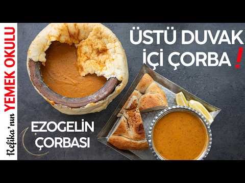 Duvaklı Ezogelin Çorbası Nasıl Yapılır? | İftara Nar Gibi Kızarmış Pidesiyle Ezogelin Çorbası Tarifi