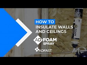 How to insulate your Wall and Ceiling with Adfoam Spray™️