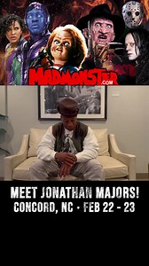 Jonathan Majors Conquers Mad Monster Party 2025! JONATHAN MAJORS (Loki, Ant-man and the Wasp: Quantumania, Creed III, Lovecraft Country and so MUCH MORE!) joins the MADness in NC February 22nd - 23rd! Due to limited signing time, Jonathan's autographs are available for presale. Get your autograph tickets and photo ops NOW! Don’t miss out! For tickets, hotel, and more info, visit... https://madmonster.com/c25 | Mad Monster