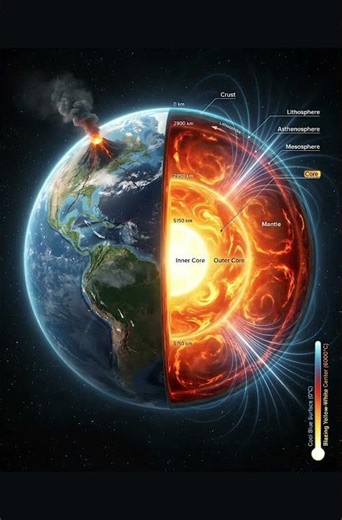 Earth Structure #education#core #mantle #spaceandearth #explorescience #geology #tamil