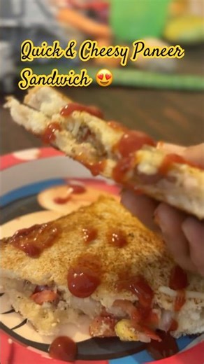 Paneer Cheese Sandwich 🧀 | Easy & Tasty Breakfast Recipe #viral #short #cooking #easyrecipes #fyp