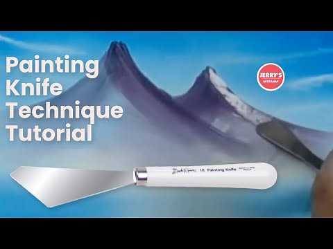 Bob Ross Knife Techniques Tutorial