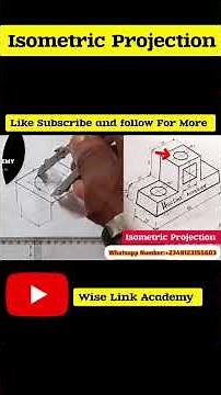 "How to Reproduce an Isometric Projection with an Isometric Circle | Technical Drawing Tutorial"