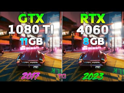 RTX 4060 vs GTX 1080 Ti - Test in 8 Games